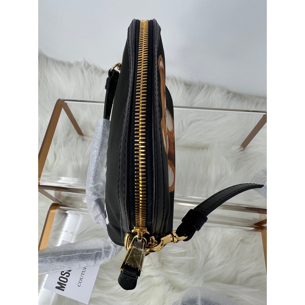 Moschino leather trimmed printed this is not a Moschino Toy shoulder bag black - Picture 10 of 14